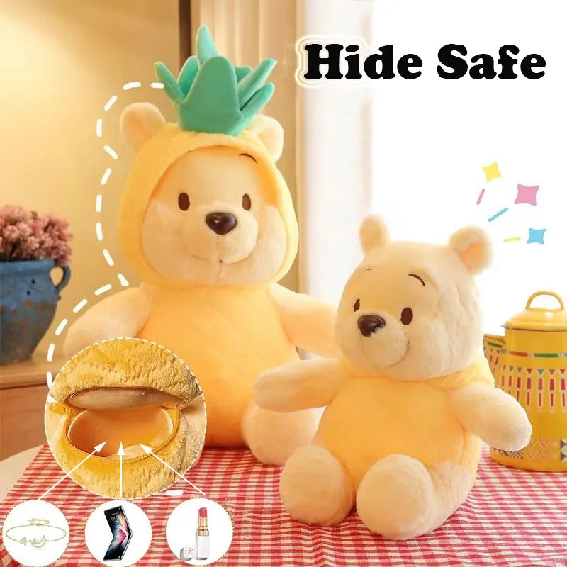Plush Bear Hidden Safe
